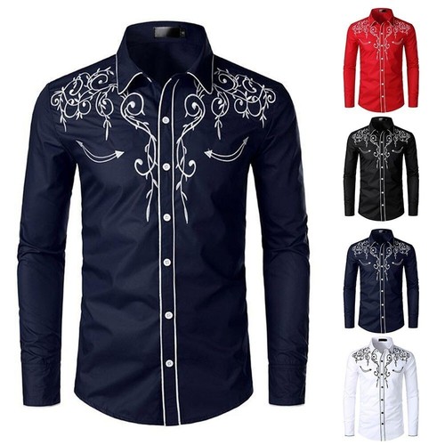 Herren western cowboy hemd - herren,