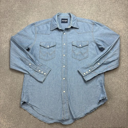 Wrangler jeanshemd erwachsene - jeanshemd,