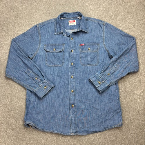 Wrangler jeanshemd erwachsene - jeanshemd,