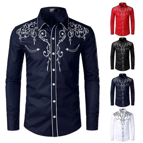 Herren western cowboy - cowboy, hemd