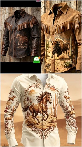 Westernhemd shirtjacke mit - h.-westernhemd/,