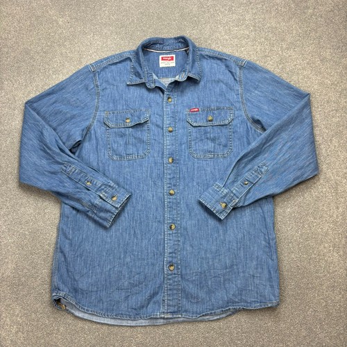 Wrangler jeanshemd erwachsene - jeanshemd,