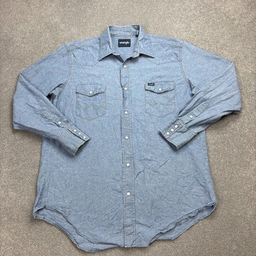 Wrangler jeanshemd erwachsene - jeanshemd,
