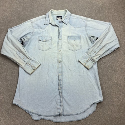 Wrangler jeanshemd erwachsene - jeanshemd,