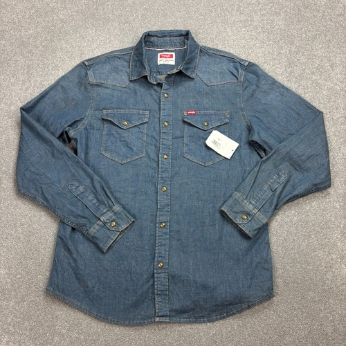 Wrangler jeanshemd erwachsene - jeanshemd,