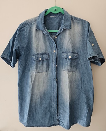 Jeanshemd jeansbluse - jeanshemd,