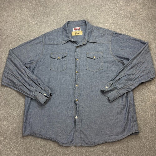 Wrangler jeanshemd erwachsene - jeanshemd,