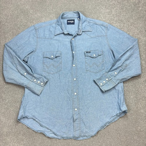 Wrangler jeanshemd erwachsene - jeanshemd,