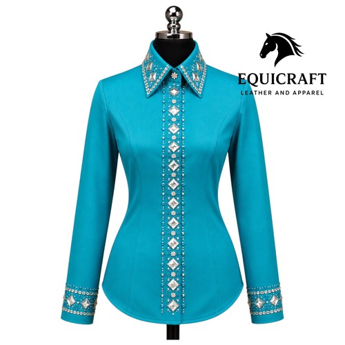 Türkis strass western show - strass,