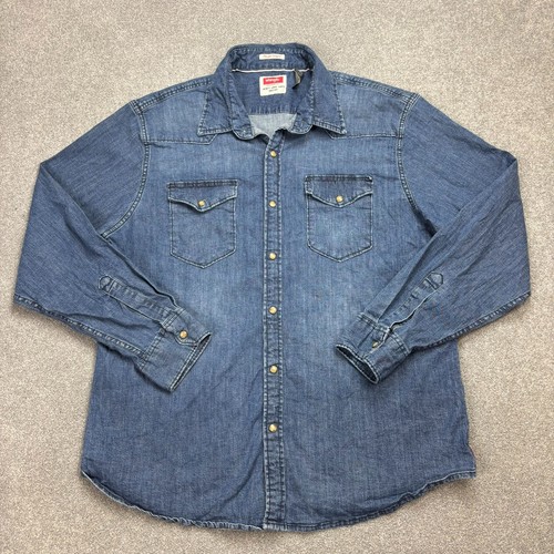 Wrangler jeanshemd erwachsene - wrangler,
